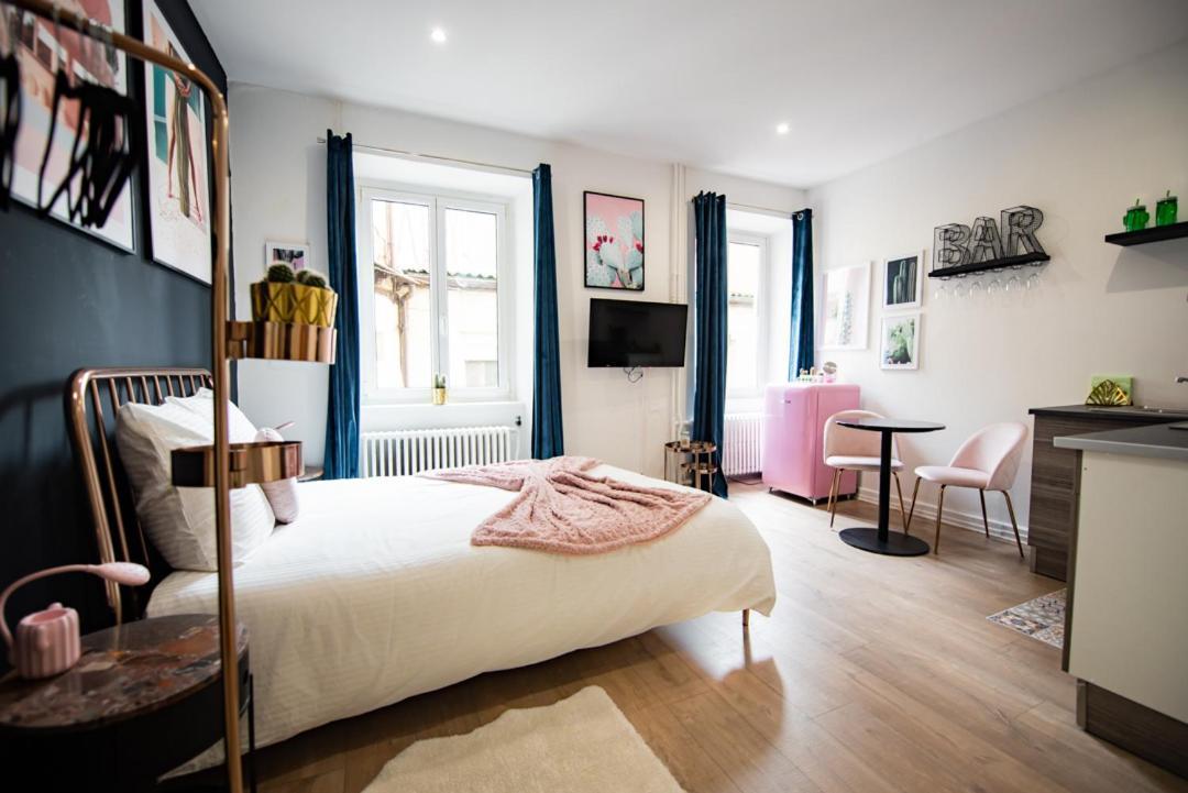 Theatre Sinne Luxury Apartement Мюлуз Стая снимка